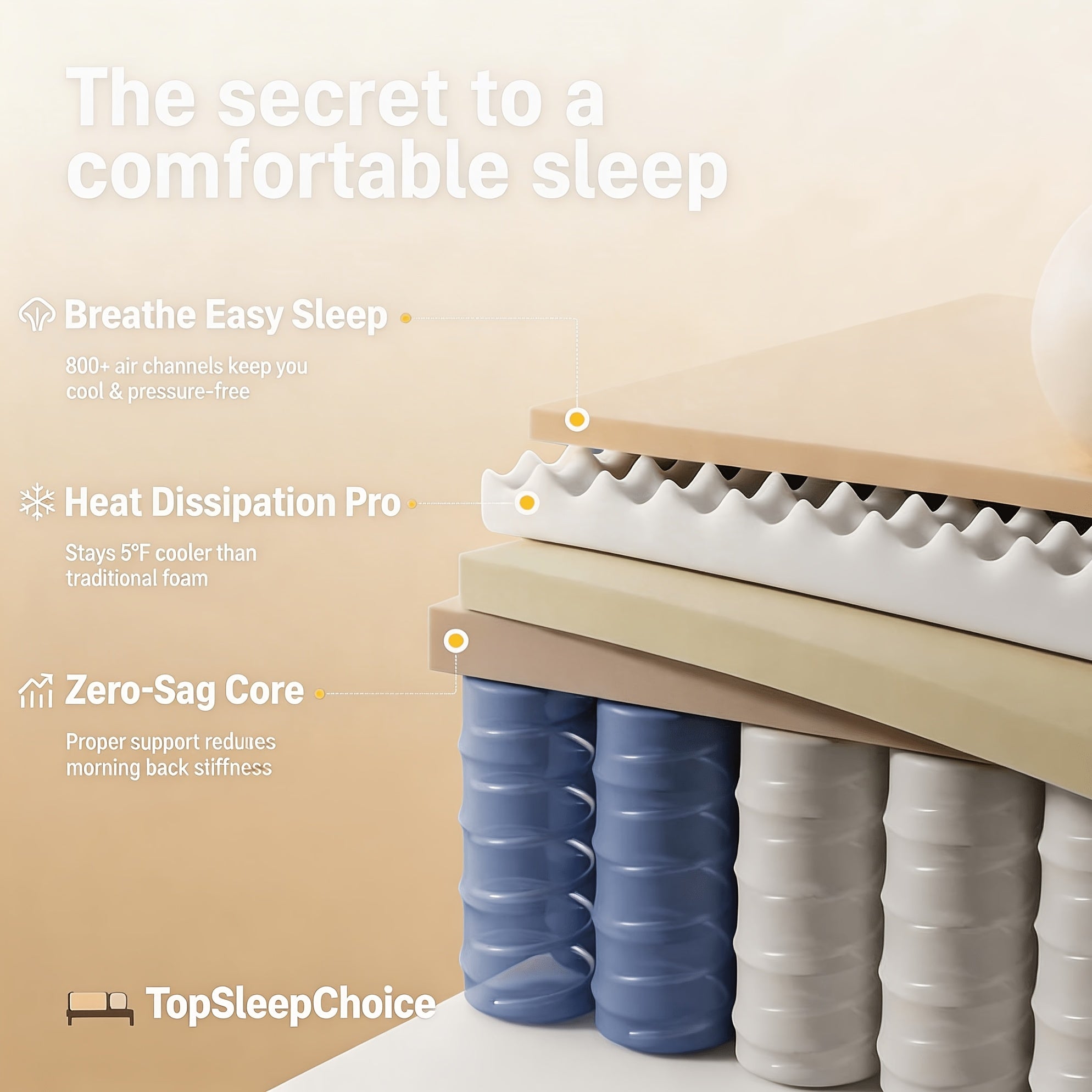 10\u002F12 Inch Pressure Relief Hybrid Mattress Suitable for Full\u002FQueen\u002FKing Bed Sizes - European Top Design with Foam & Pocket Springs, Medium Firm Bed in a Box, Edge Support System, Fiberglass-Free for Use
